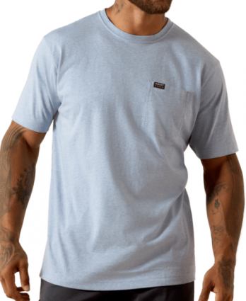 MNS REBAR CS POCKET TEE RAIN HTH