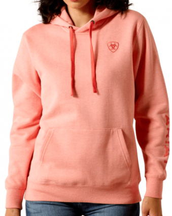 WMS ARIAT LOGO 2.0 HOODIE PEACH