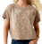 WMS PAISLEY BOXY CROP TEE