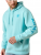 MNS ARIAT LOGO HOODIE AQUA