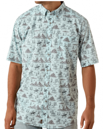 MNS PRATT CLASSIC SHIRT BLUE