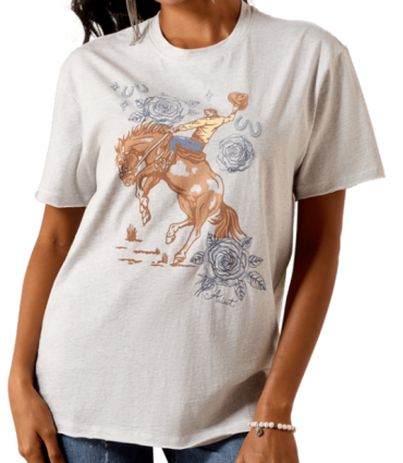 WMS COWBOY ROSE TEE