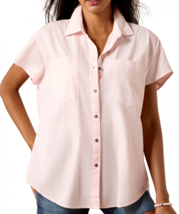 WMS VACATION SHIRT ICY PINK