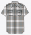 MNS RETRO HELIX SNAP SHIRT GREY