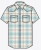 MNS RETRO HARTMAN SNAP SHIRT BLU