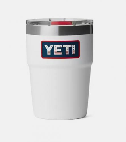 Rambler 16 oz STK MS White/Badge
