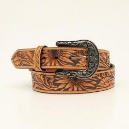 W NOCONA SUNFLOWER EMB BELT