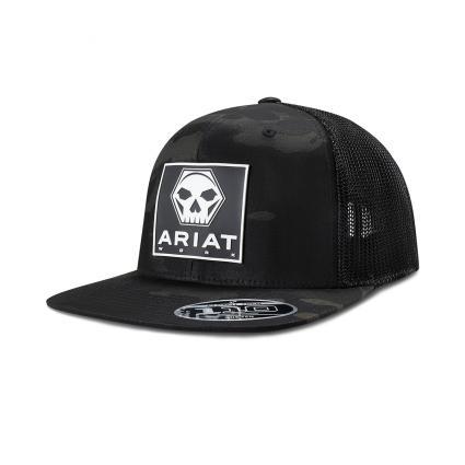 ARIAT CAP SKULL BOLT BLACK CAMO