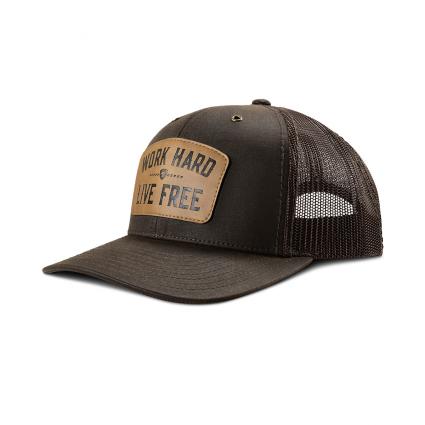 ARIAT CAP WORK HARD PATCH BROWN