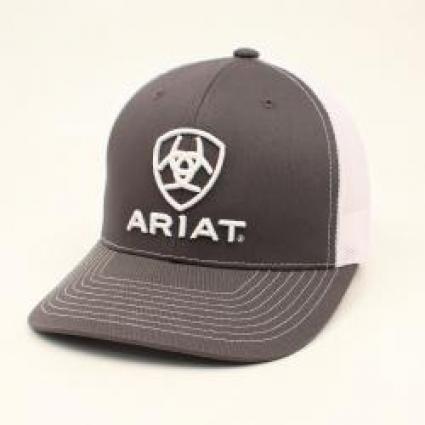 ARIAT CAP SHIELD LOGO GREY