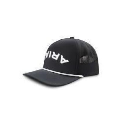 ARIAT CAP UPSIDE DOWN LOGO BLACK