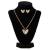 BR CRYSTAL HEART SET