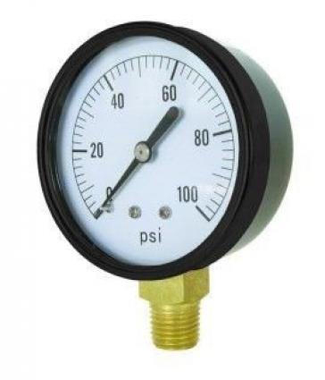 PRESSURE GAGE ABS 100PSI 1/4MNPT