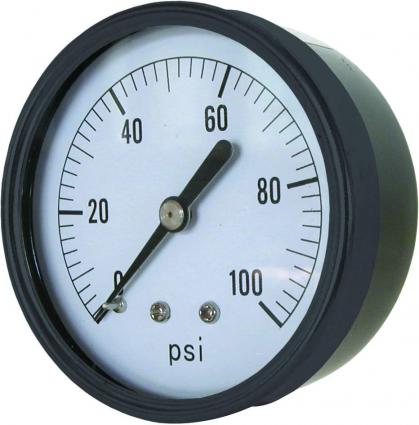 PRESSURE GAUGE 100PSI DRY