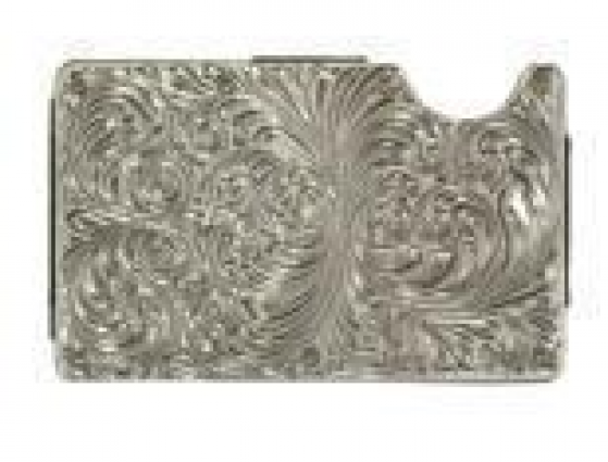 3D SMART WALLET ENGRAVED SILVER