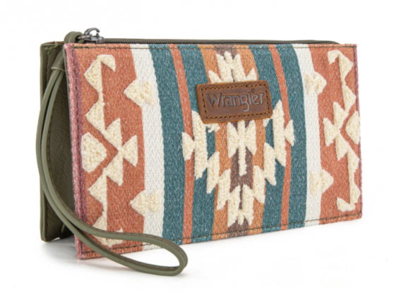 WRANGLER SHERPA AZTEC CLUTCH GRN