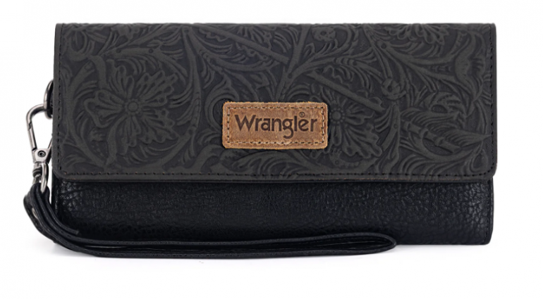 WRANGLER FLORAL WRISTLETT BK