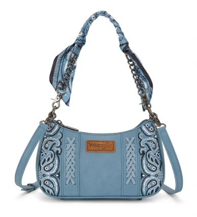 WRANGLER BANDANA SHLDR BAG JEAN