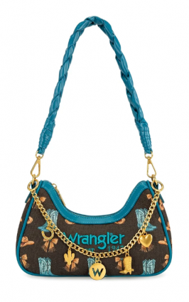 WRANGLER WESTERN PRINT SHLDR BAG