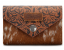 WRANGLER HIDE FLORAL WALLET BRN