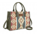WRANGLER SHERPA AZTEC TOTE GREEN