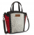 WRANGLER HAIR ON HIDE TOTE RED