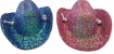 CHICKEN COWBOY HATS PINK & TEAL