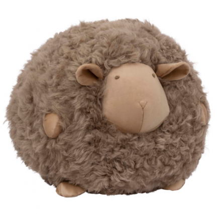 CHAMPAGNE SHEEP FACE PILLOW