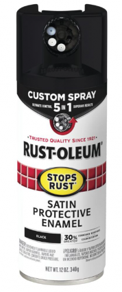 SATIN BLACK 5 IN 1 SPRAY 12OZ