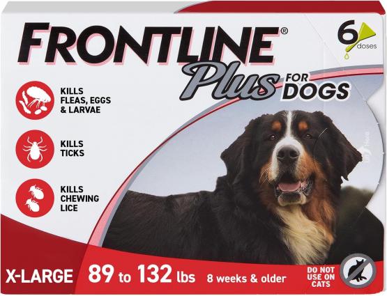 6PK K9 FRONTLINE PLUS 89-132#