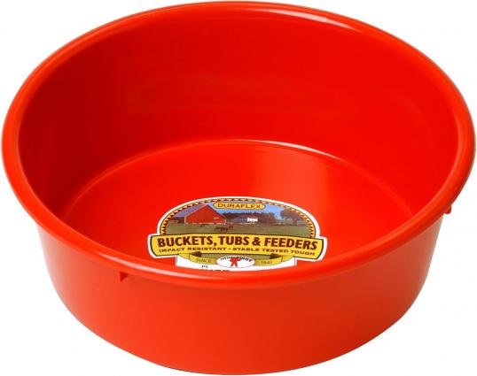5QT PLASTIC BUCKET RED