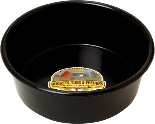 5QT PLASTIC BUCKET BLACK