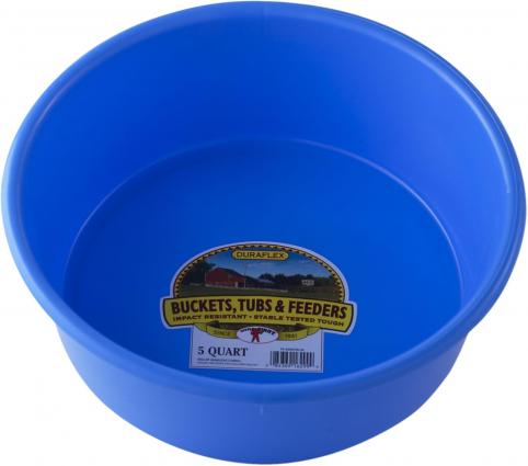 5QT PLASTIC BUCKET BLUE