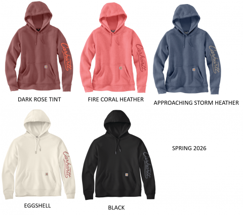 W SAWYER SCRIPT SLEEVE HOODIE
