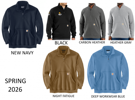 LSE MW QTR ZIP MOCK NECK SWTSHRT