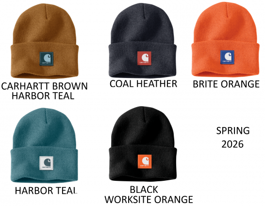M Knit Rubber Patch Beanie