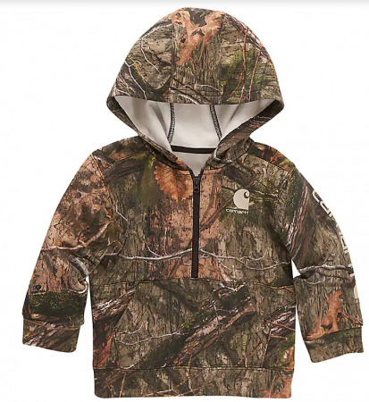 LS Half-Zip Camo Sweatshirt