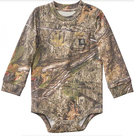LS Camo Pocket Bodysuit