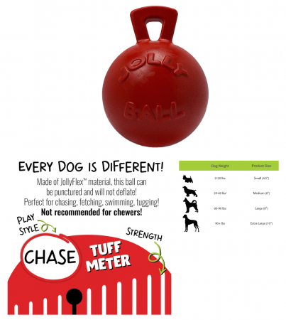 10" JOLLY HORSE BALL RED