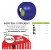 8" JOLLY TEASER BALL BLUE