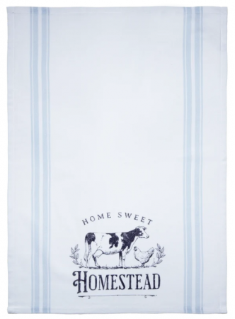 HOME SWEET HOMESTEAD TEA TOWEL