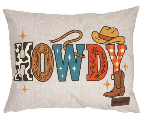 WRANGLER HOWDY OUTDOOR PILLOW
