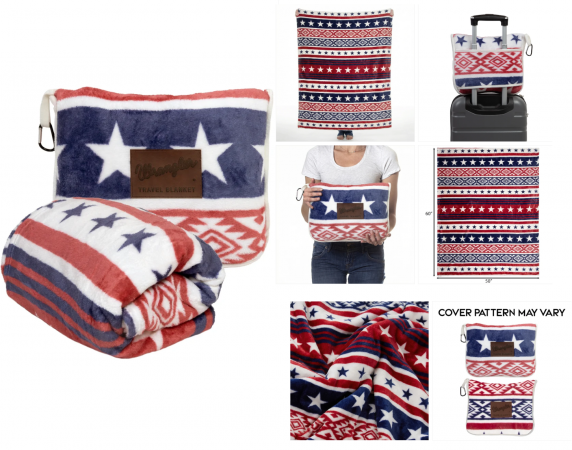 WRANGLER WESTERN SKY TRVEL BLNKT