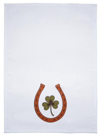 HORSESHOE CLOVER TEA TOWEL