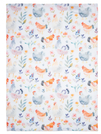 GARDEN GIRLS CHICKEN TEA TOWEL