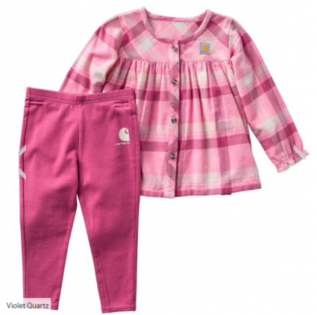 LS Flannel Top and Legging Set