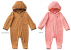 Rib Fleece Footed Coverall