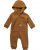 Zip-Front Hooded Fleece Coverall