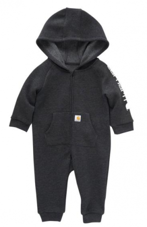 Zip-Front Hooded Fleece Coverall