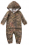 Zip-Front Hooded Camo Coverall